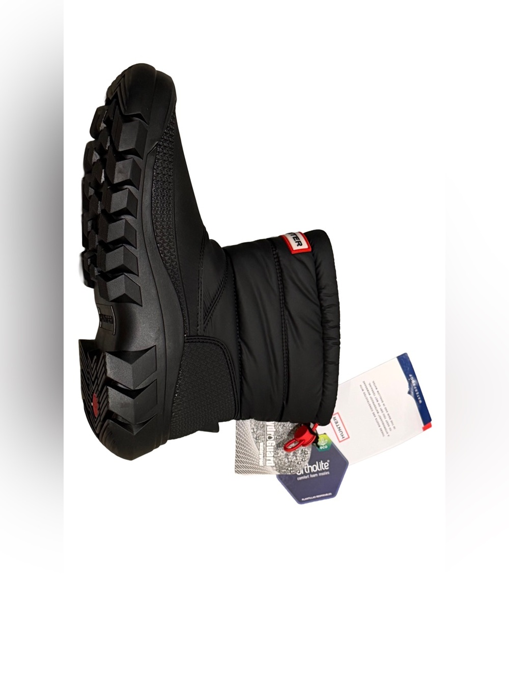 NWT Hunter Women's Intrepid Short Snow Boot
Black/Red, Size US 7 - Picture 9 of 15